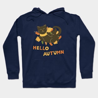 Hello Autumn cat Hoodie